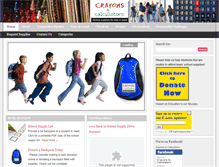 Tablet Screenshot of crayonstocalculators.org